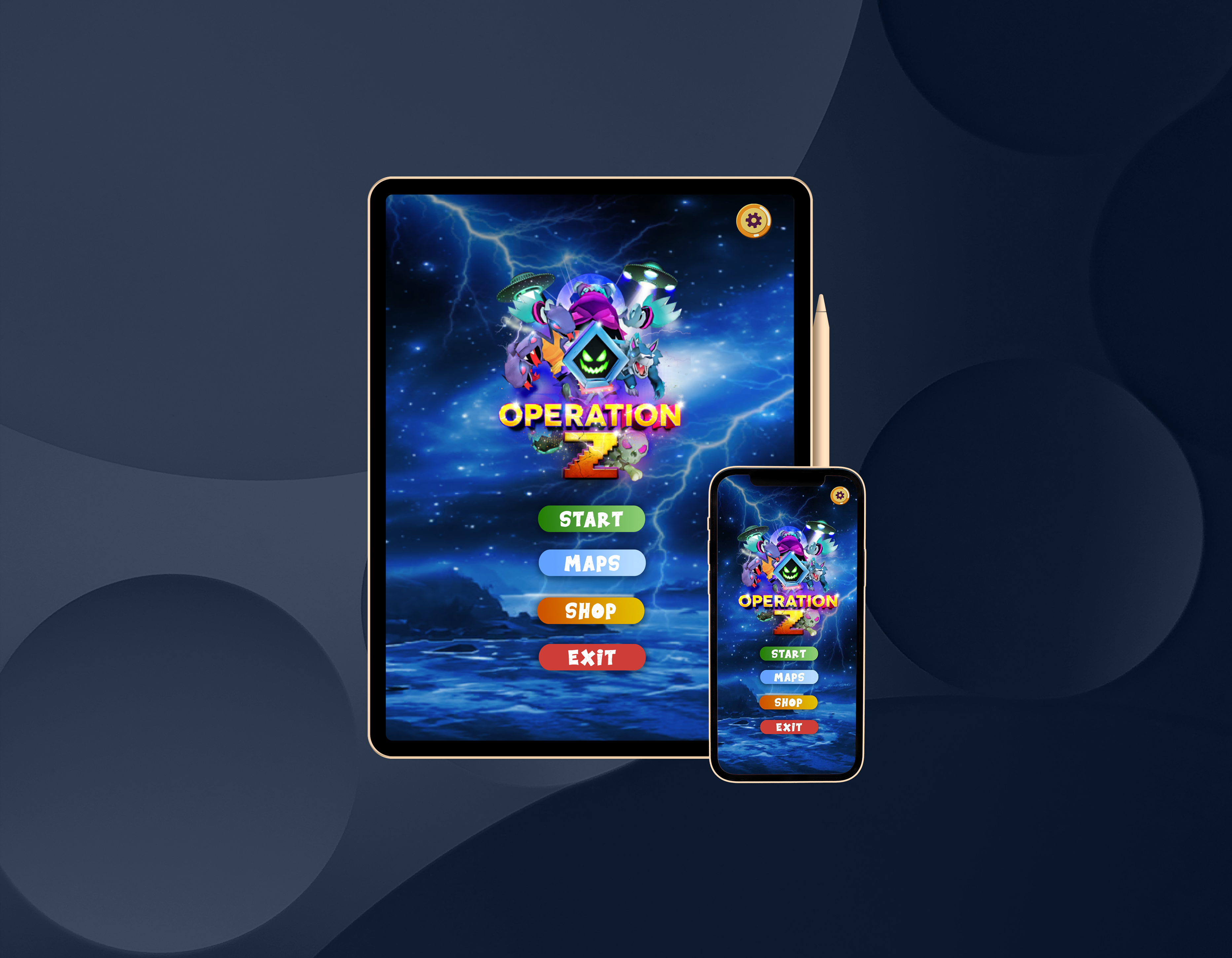 Game Home screen Design