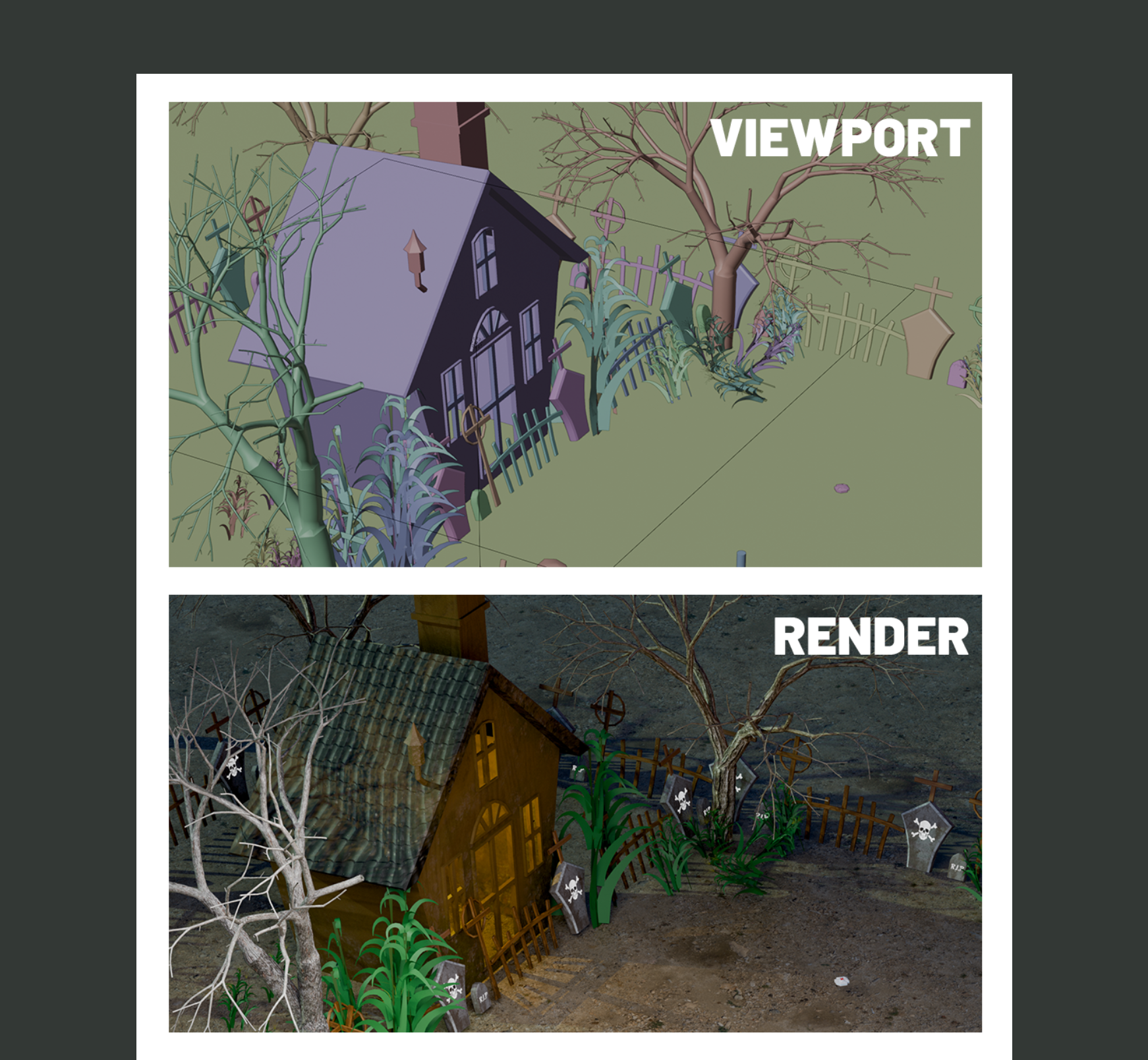 3D Animation Viewport and Render Design